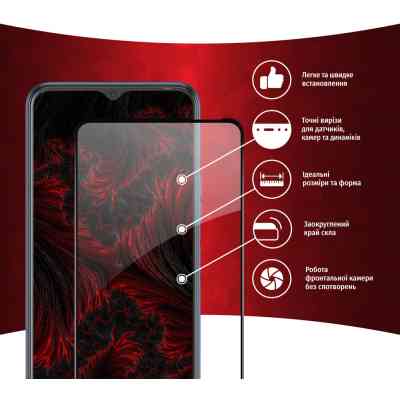 Скло захисне Intaleo Full Glue Tecno Spark 8p (1283126533167) Вінниця