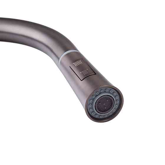 Кухонный смеситель с выдвижным изливом Mixxus Premium PULL 014 GRAPHITE (MI6959) Харьков