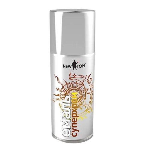 Емаль Супер хром 150мл срібний аерозоль NEW TON Житомир - изображение 1