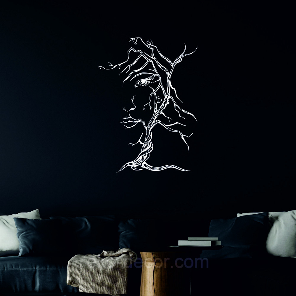 Декоративное настенное Панно «Дерево лицо» Декор на стену 70*51 см, Белый Киев - изображение 10