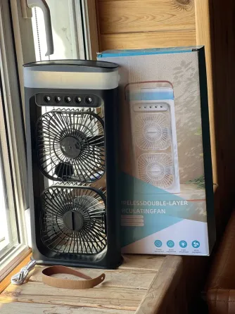 Настольный вентилятор-увлажнитель с 3 режимами тумана и водяным охлаждением и 180 LY-938 Коломия