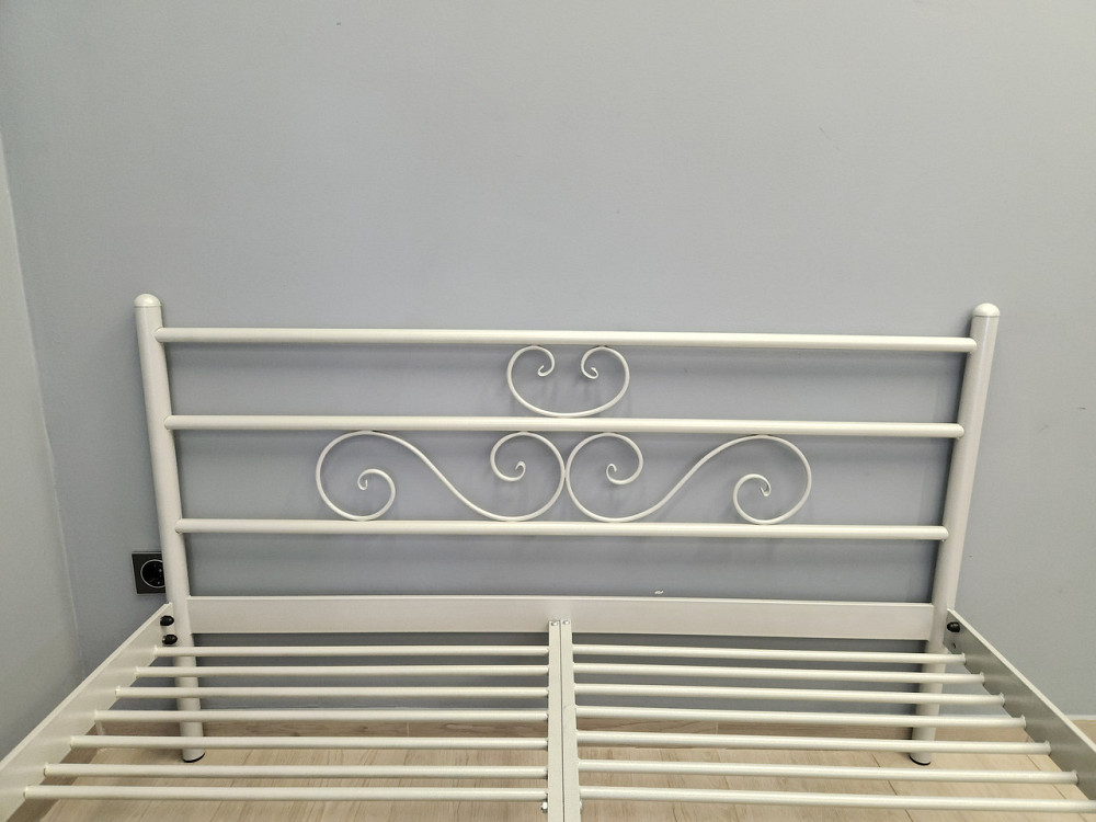 Двуспальная металлическая кровать Лаванда от ТМ Теnero 120х190, Каркас метал расстояние 8 см., 1 ящик Харьков - изображение 3