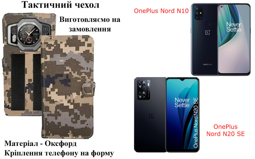 Тактический чехол для Motorola Moto G Stylus (2022), G Power 2021, крепится к снаряжению на липучке Киев - изображение 1