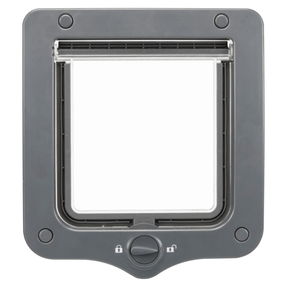 Дверцята для котів Trixie (Триксі) 20×22 см двосторонні Сірий Запоріжжя