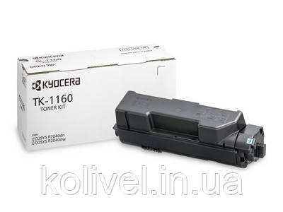 Оригінальний тонер картридж Kyocera TK-1160, 1T02RY0NL0 для ECOSYS P2040dn, P2040idw Київ - фото 1