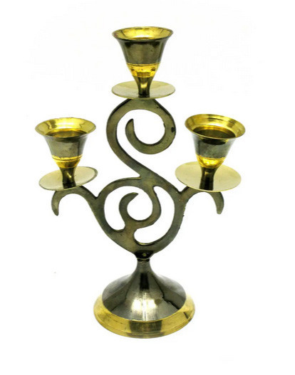 Підсвічник бронзовий на 3 свічки Київ - фото 1