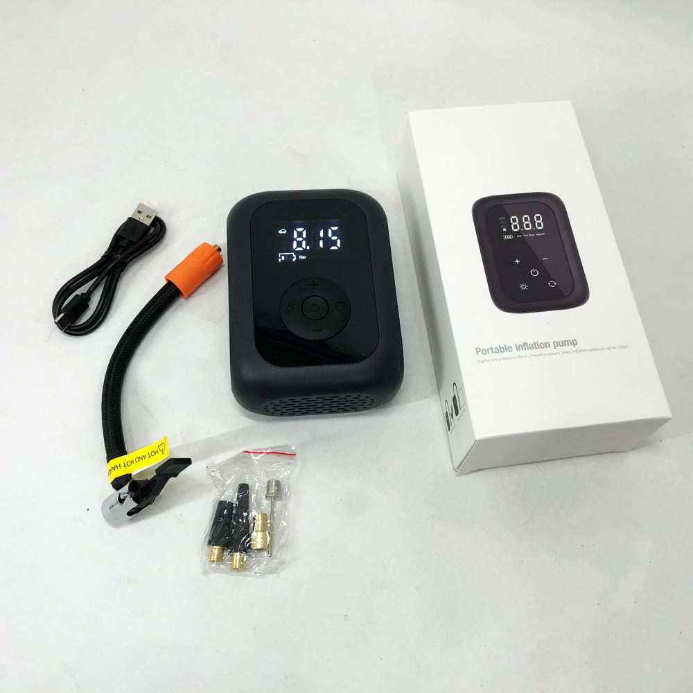 Автомобільний насос 12 вольт CZK-4234, Портативний автомобільний насос Компресорний BQ-97 Львів - фото 11