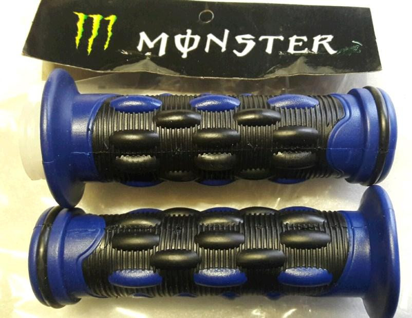 Ручки руля резиновые (черно-синие) (mod.XL-209 ребро) ST Мукачево - изображение 1