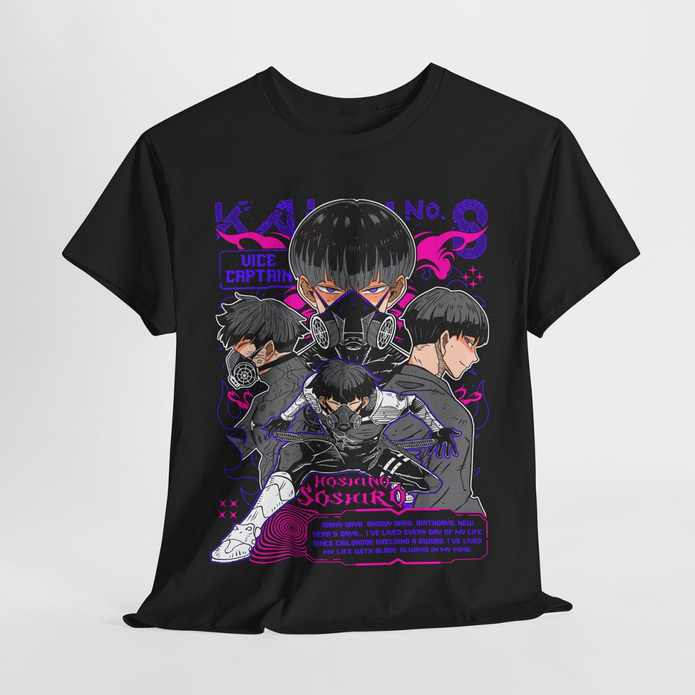 Футболка аниме Каиджу Но Хосхина Гифт оверсайз (S/M/L) Черний AnimeJ0792 Днепр - изображение 5