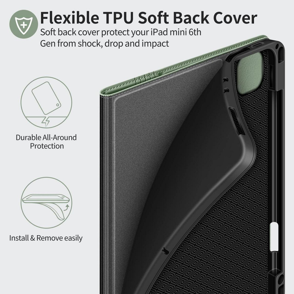 Защитный чехол-книжка Holimet для iPad Air 5 2022/Air 4 2020 10.9/iPad 4-го поколения 10.9/iPad Pro 11 2018 Днепр - изображение 5