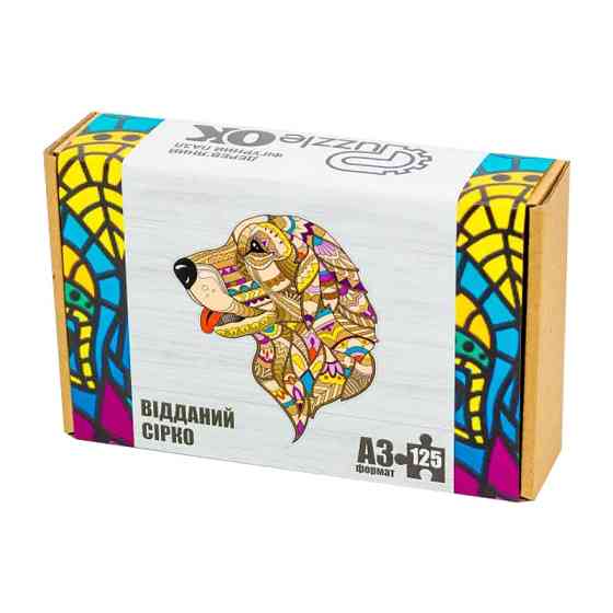 Фигурный деревянный пазл 