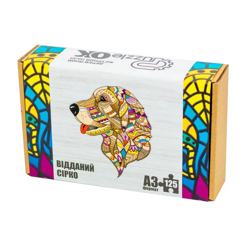 Фигурный деревянный пазл 