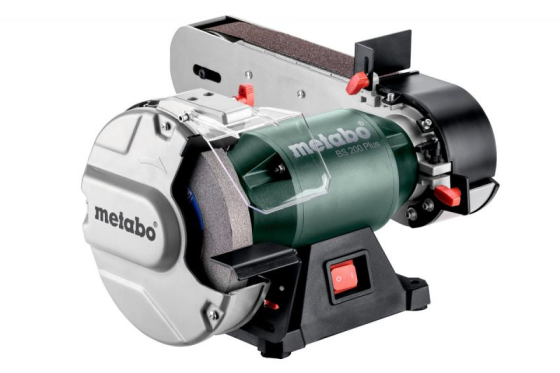 Профессиональная комбинированная точилка Metabo BS 200 Plus : 600 Вт, диск 200мм, шлифлента 1020мм, 2.7 Нм Киев