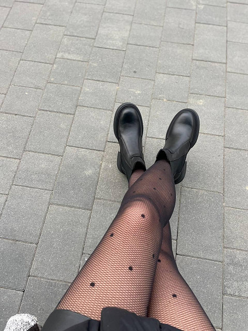 Edan Instruments Черевики жіночі EDAN чорні шкіра натуральна зима висота 15 см (5693) Коломыя - изображение 10