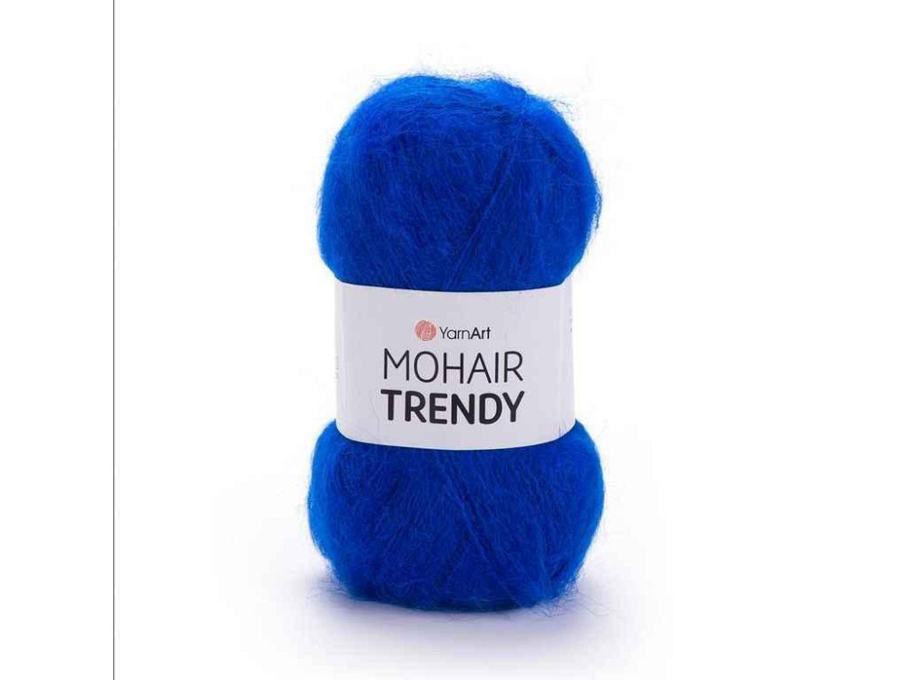 Пряжа Mohair Trendy синій 50% мохер 50% акрил 220м 100г 5шт/уп 128 ТМ YarnArt Київ - фото 1