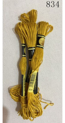 Мулине для вышивки 834 DMC Киев - изображение 1