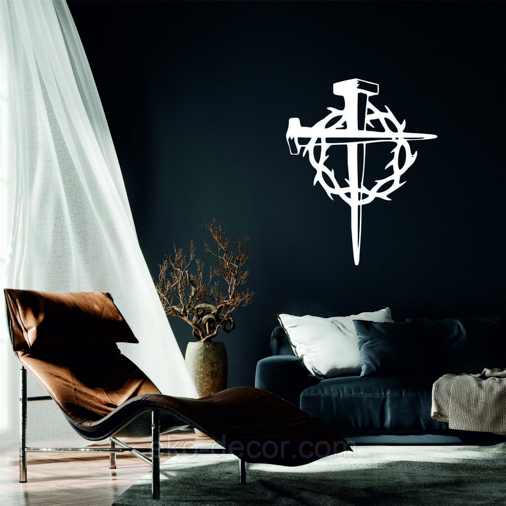 Декоративне настінне Панно «Хрест», Декор на стіну Київ - фото 4