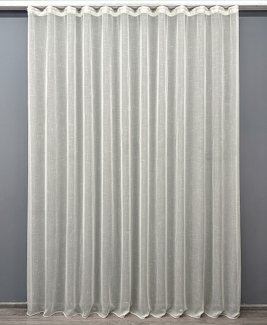 Тюль VR-Textil 876т Лен Бежевый 200х270 см (43-161) Киев - изображение 2