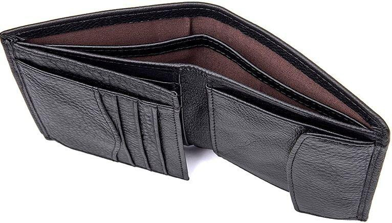 Кошелек кожаный Черный (Vintage) Киев - изображение 20