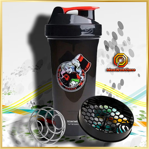 Шейкер спортивний для води та спортивного харчування SmartShake 800мл чорний Київ - фото 9