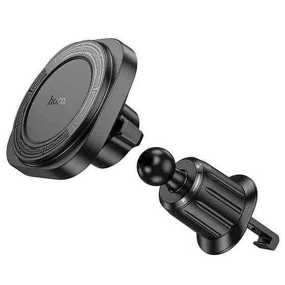 Тримач для мобільного HOCO H28 Rainbow ring magnetic car holder(air outlet) Black Київ