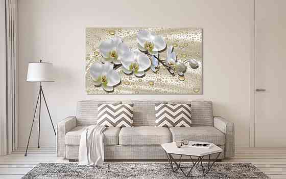 Картина холст в гостиную / спальню   Орхідея  MLP_325 80х160см Киев