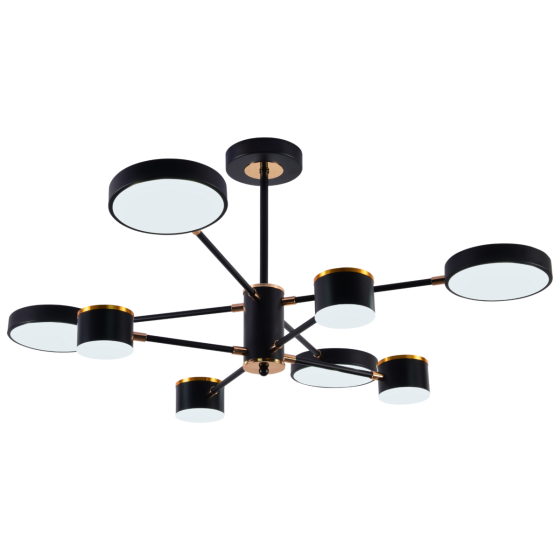 SIRIUS Люстра світлодіодна акрилова Sirius B X13288/8 BK+FGD Коломия