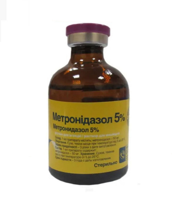 Метронідазол - 5% 50 мл O.L.KAR. Вінниця - фото 1