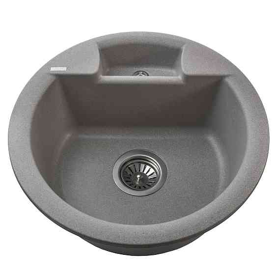 Гранітна мийка Globus Lux GURON сірий камінь 480 мм-А0005 Київ