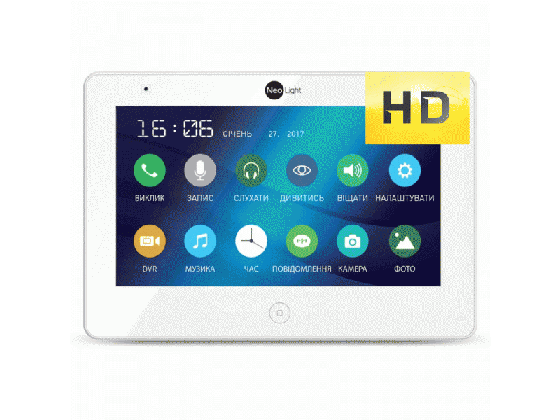 Кольоровий відеодомофон NeoLight Mezzo HD Київ - фото 1