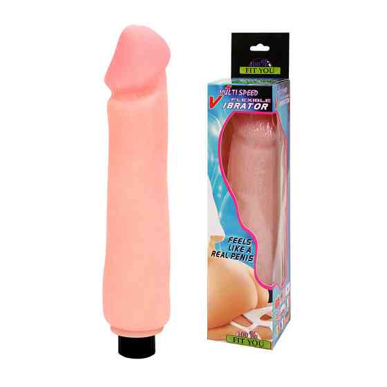Вібратор BAILE Flexible Вібратор Real Penis Sex Aura Київ