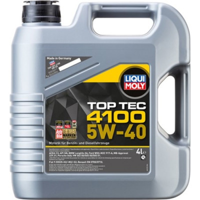 Моторна олива Liqui Moly Top Tec 4100 SAE 5W-40 4л. (2195) Вінниця - фото 1