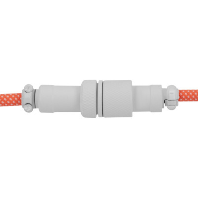 Дата кабель USB-C + USB A to USB-C 1.36m Coiled Aviator orange Keychron (CAB14_KEYCHRON) Винница - изображение 4