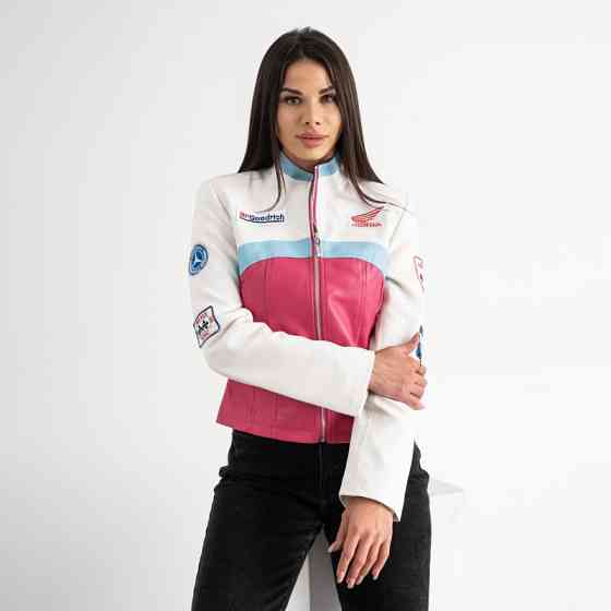 Женская куртка Formula 1 Street Racing Эко-кожа синтепон (размер XL) Киев