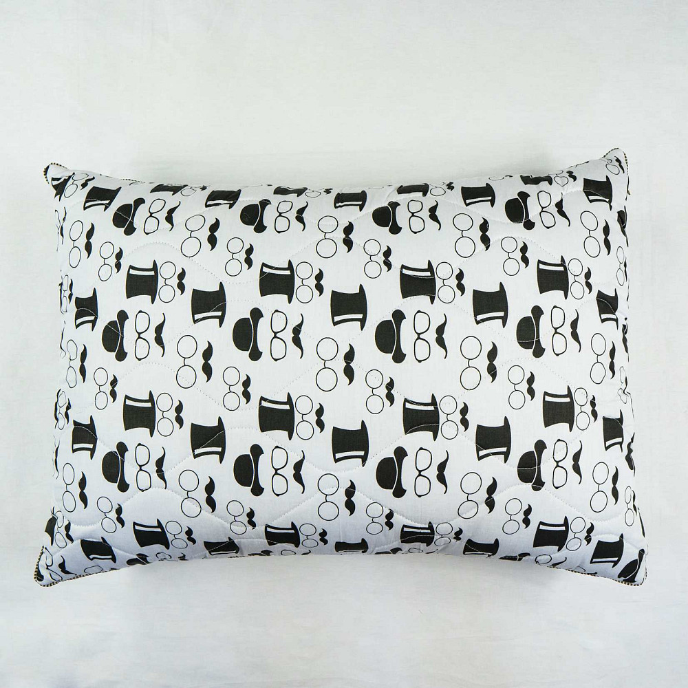 Подушка конопляная YouStar Чарли 50х50 см чехол 100% хлопок Сатин (Белый) Сумы - изображение 5