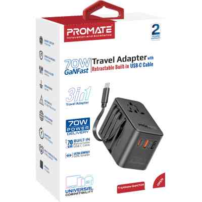 Зарядний пристрій Promate tripmate-gan70r Вінниця