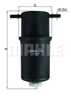 KNECHT (MAHLE) KL 873 — Топливный фильтр | Эффективная очистка топлива и защита топливной системы VW Ковель - изображение 2