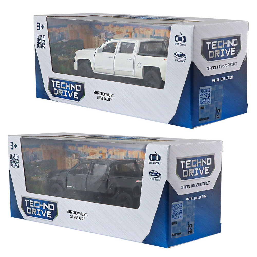 Автомодель - Chevrolet Silverado 2017 (перламутрово-білий, чорний) Дніпро - фото 4