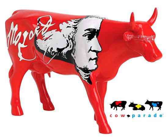 Статуэтка корова Moozart Моцарт коллекционная (Size L) полистоун Киев