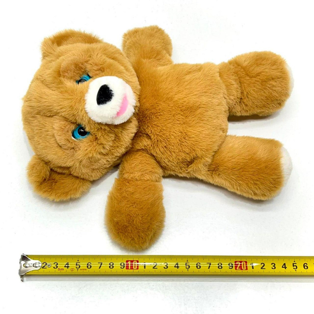 Ведмедик інтерактивний м'який пляшечка в комплекті моргає сенсорний та магнітний датчик звук 24см Коричневий (933-216 E) Чернигов - изображение 4