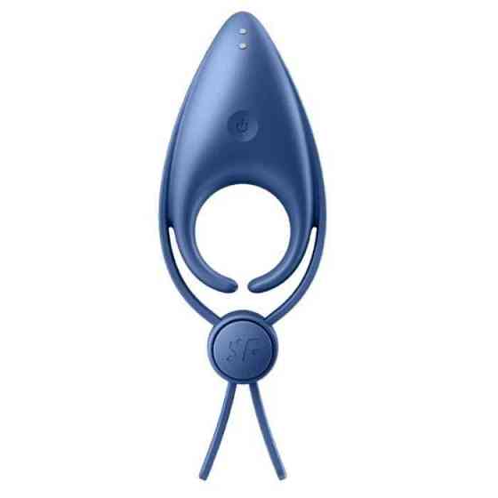 Эрекционное виброкольцо лассо с регулировкой размера Satisfyer Sniper Blue Sex Aura Киев