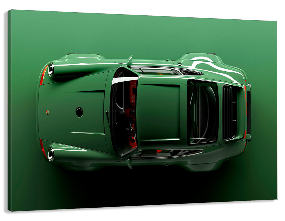 Картина холст у вітальню / спальню   Зелена машина     MLP_47  ( 60х30см ) 80х160см Київ - фото 1