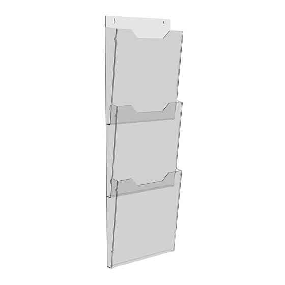 Кишеня буклетниця EKOSTAR А4 3 ярусна 214х626 Київ