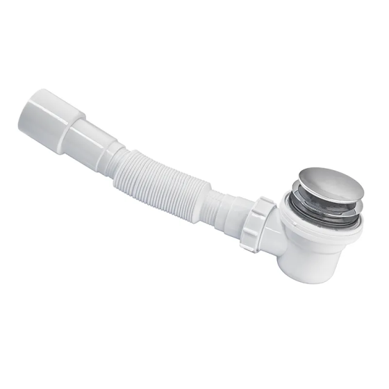 Сифон для душового піддону Zerix SD-03 1 1/2" з випуском Click-Сlack   ( ZX5087 ) 38813 Харків