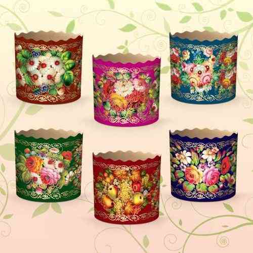 Бумажная форма для Пасхи  (65*70) Жостово (100гр) (50 шт) Харків