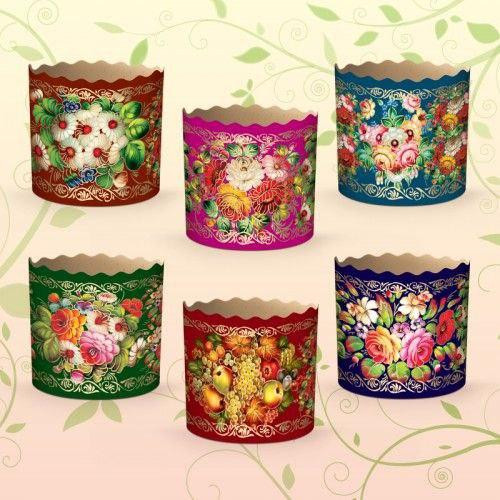 Бумажная форма для Пасхи  (65*70) Жостово (100гр) (50 шт) Харків - фото 4