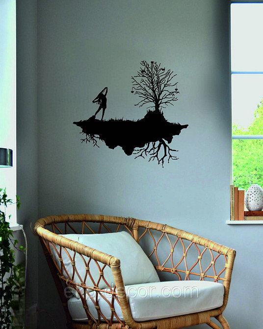 Декоративное настенное Панно «Дерево», Декор на стену 90*83 см, Черный Киев - изображение 7