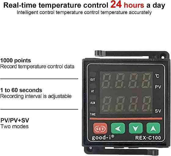 Терморегулятор REX-C100 с термопарой Киев