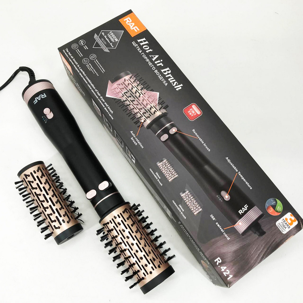 Фены для сушки волос RAF R.421 1000 Вт, Электрический фен для укладки Фен щетка объема волос OT-86 Львов - изображение 17