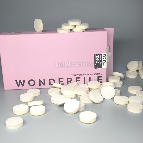 Файл-бафи 180гріт для пододиску 20мм Wonderfile (50шт) Херсон